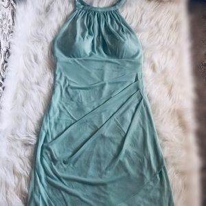 Mint colored bridesmaids dress